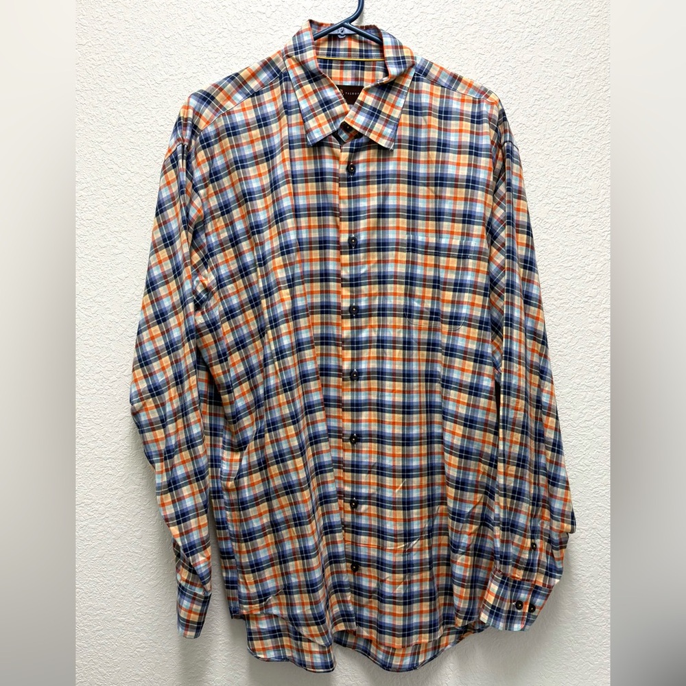 Men’s Robert Talbott Classic Dress Shirt Size XL